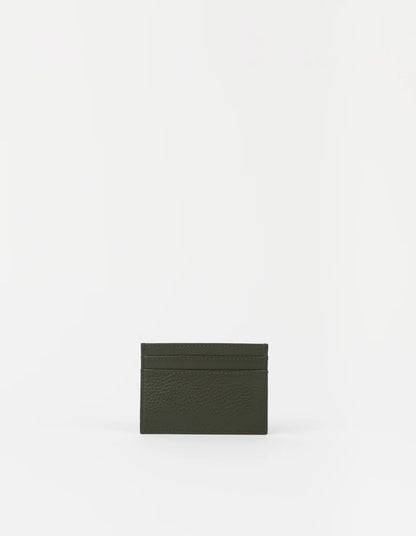 O MY BAG - Mark's Cardcase Soft Grain Leather Moss