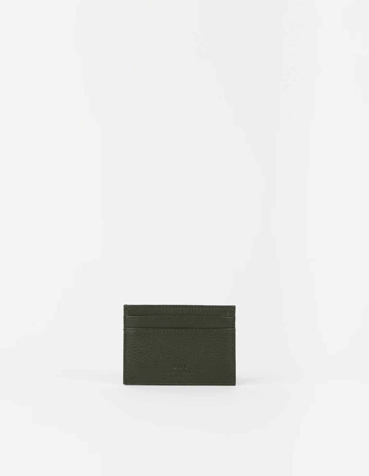 O MY BAG - Mark's Cardcase Soft Grain Leather Moss