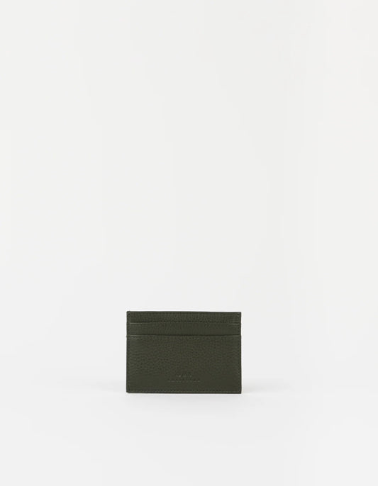 O MY BAG - Mark's Cardcase Soft Grain Leather Moss