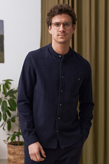 About Companions - NATHAN shirt  eco deep sea flannel