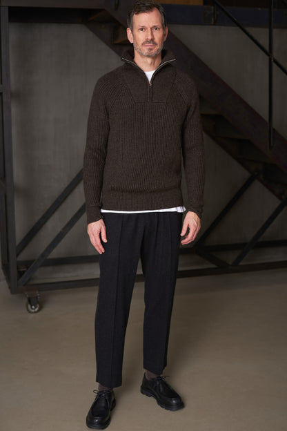 About Companions - NOLAN jumper brown - WERTE FREUNDE