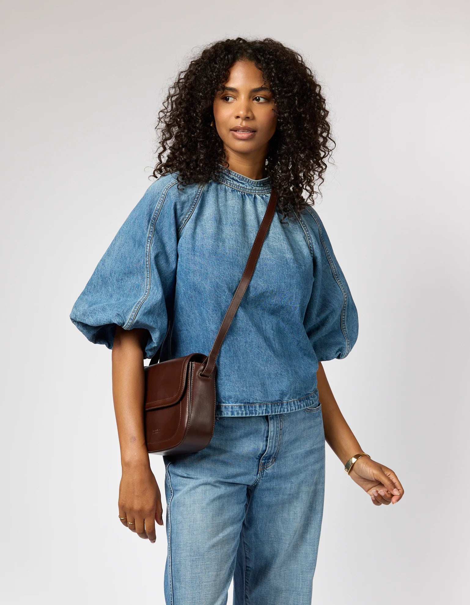 O MY BAG - Nina - Chocolate Classic Leather - WERTE FREUNDE