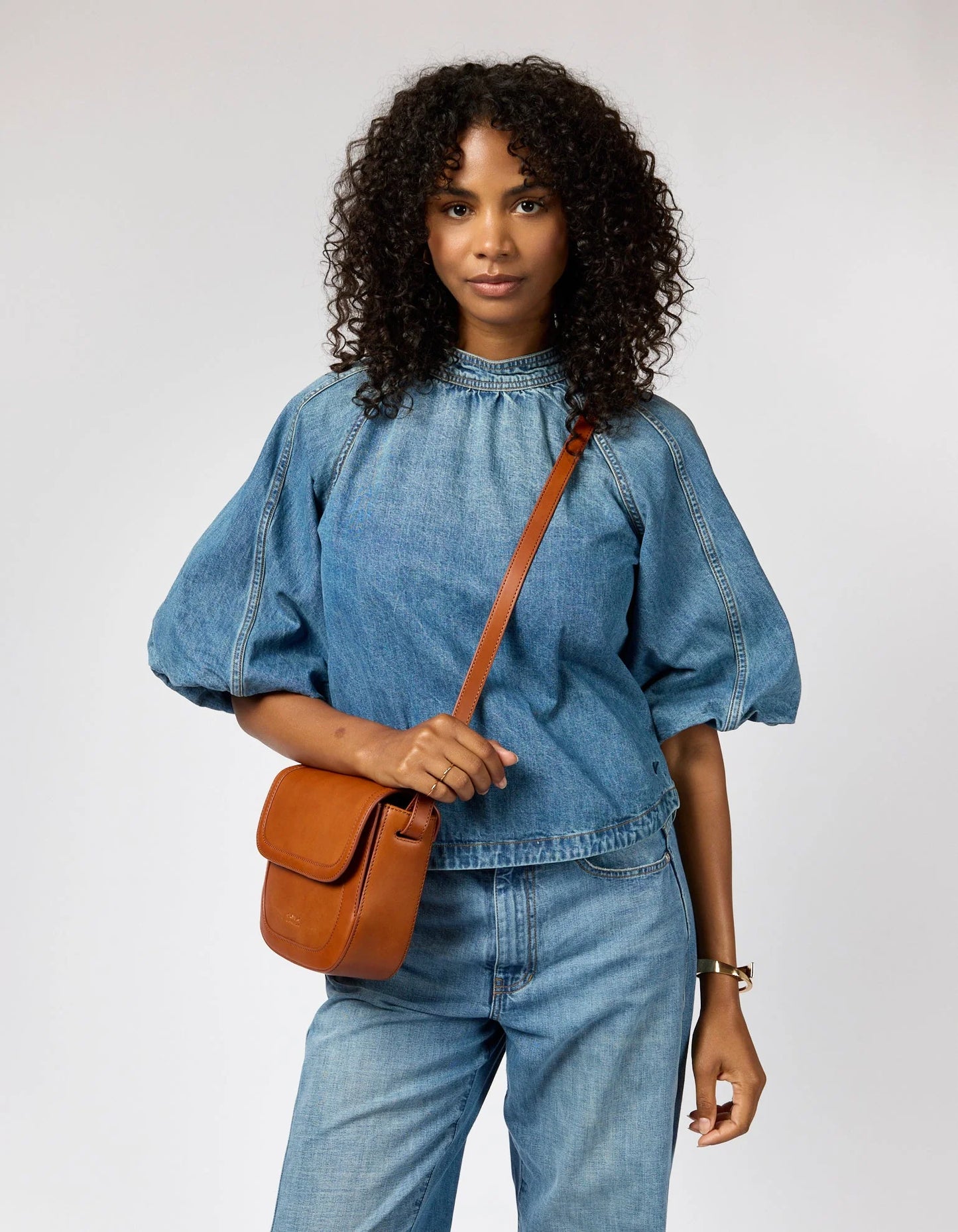 O MY BAG - Nina - Cognac Classic Leather - WERTE FREUNDE