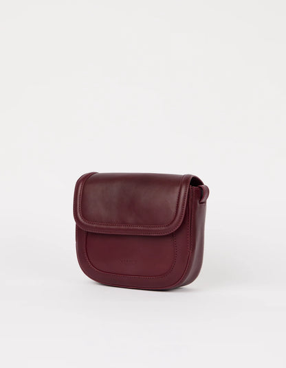 O MY BAG - Nina - Dark Cherry Classic Leather - WERTE FREUNDE