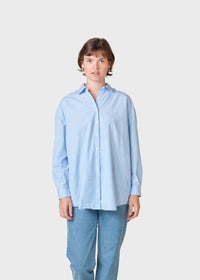 Klitmøller - Ofelia striped shirt Light blue