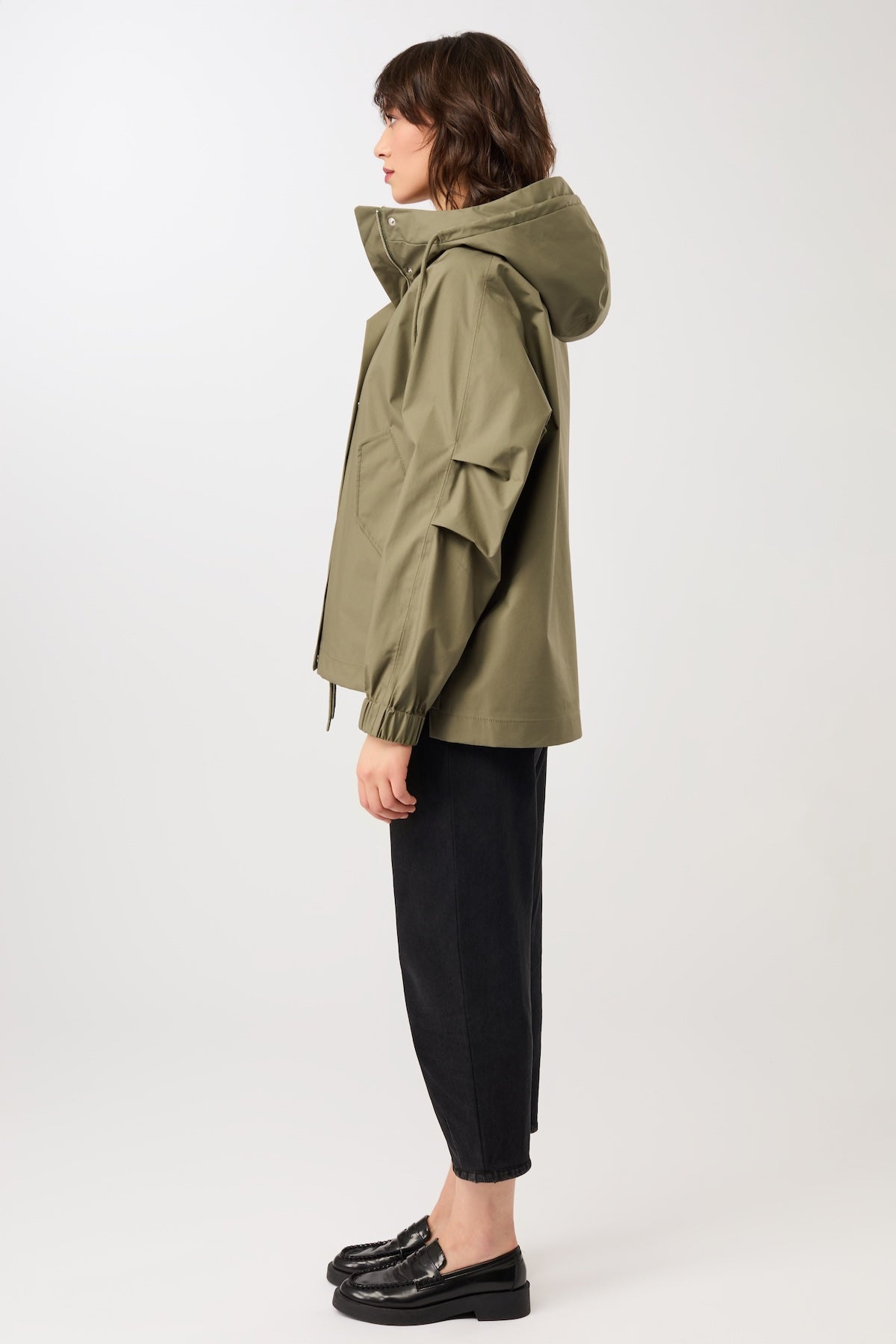 LangerChen - Parka Killeen Short stone moss - WERTE FREUNDE