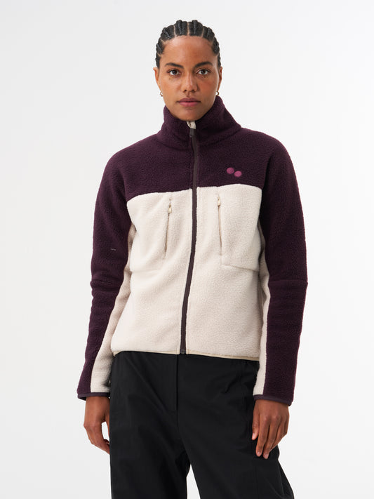 pinqponq - FLEECE JACKET WOMEN Tune Plum