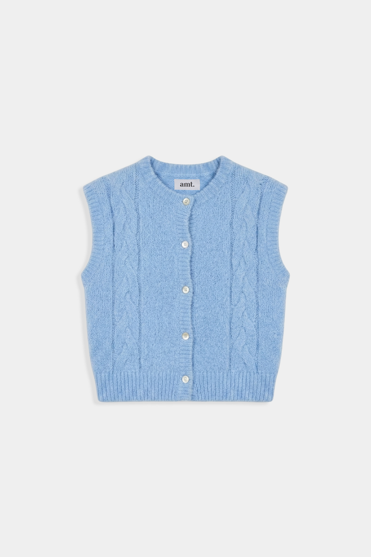 amt. - Praline Vest Light Blue