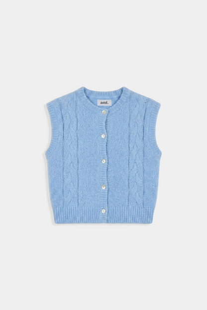 amt. - Praline Vest Light Blue