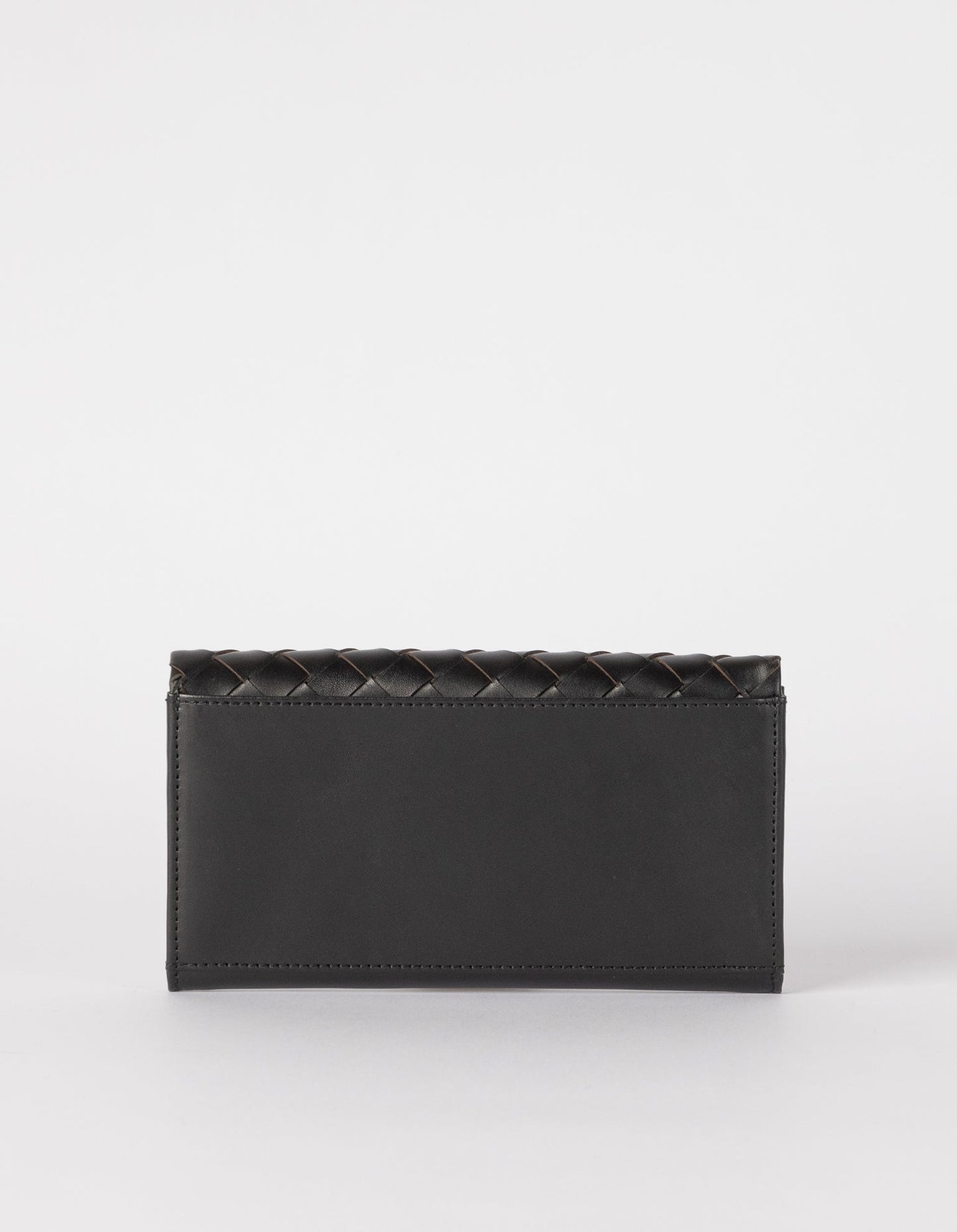 omybag - PAU'S POUCH Black Woven Classic Leather