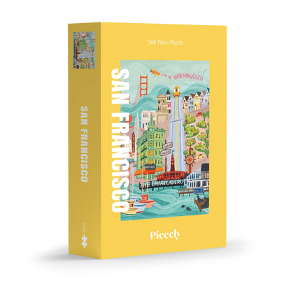 Piecely Puzzles - Puzzle San Francisco 500 Teile - WERTE FREUNDE