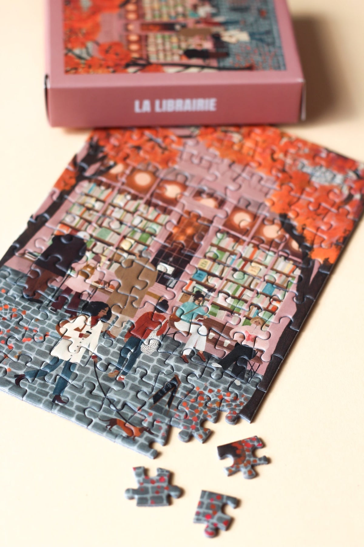Piecely Puzzles - Mini-Puzzle La Librairie 99 Teile