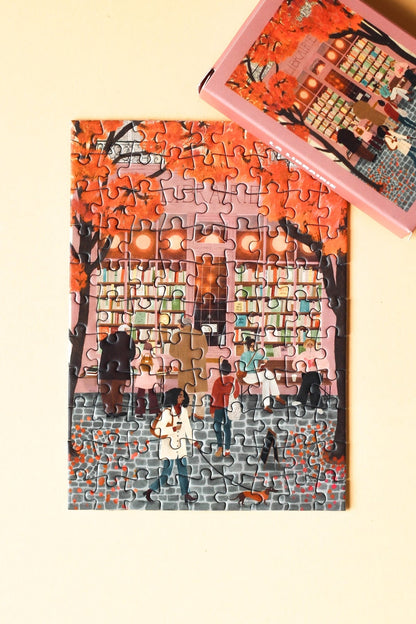 Piecely Puzzles - Mini-Puzzle La Librairie 99 Teile