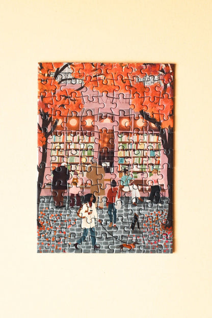 Piecely Puzzles - Mini-Puzzle La Librairie 99 Teile