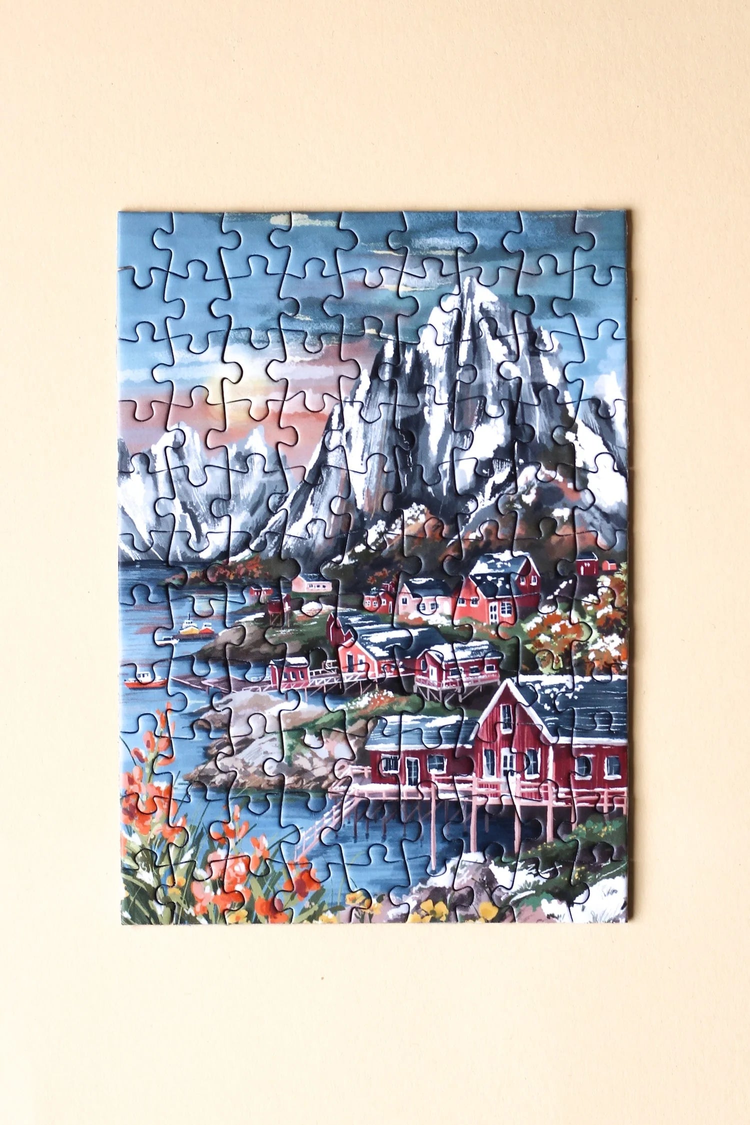 Piecely Puzzles - Mini-Puzzle Lofoten Norway 99 Teile - WERTE FREUNDE