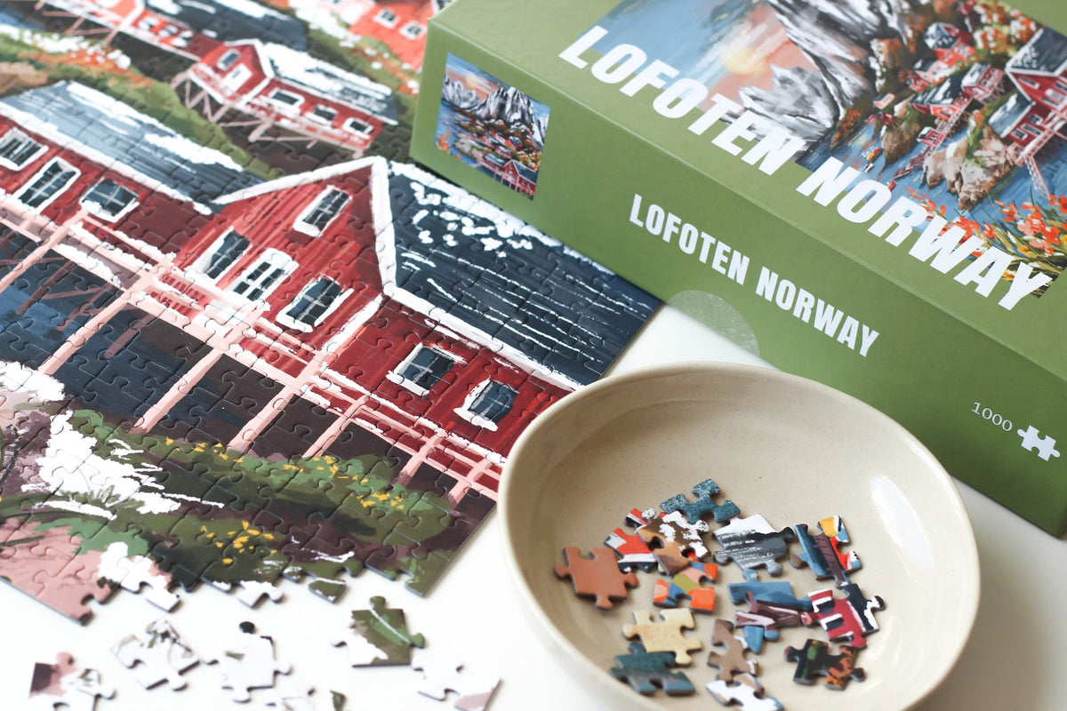 Piecely Puzzles - Puzzle Lofoten Norway 1000 Teile