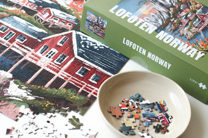 Piecely Puzzles - Puzzle Lofoten Norway 1000 Teile