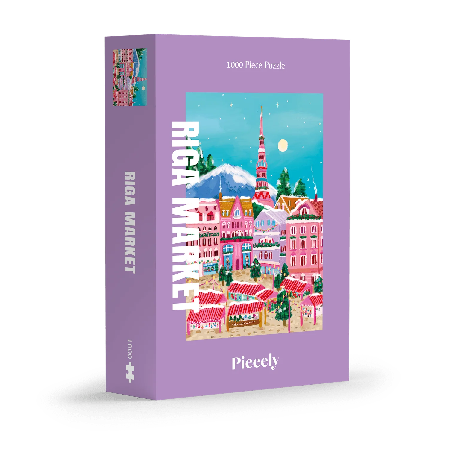 Piecely Puzzles - Puzzle Riga Market 1000 Teile - WERTE FREUNDE