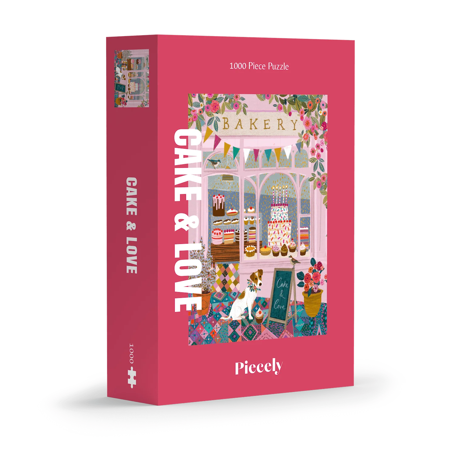 Piecely Puzzles - Puzzle Cake & Love 1000 Teile - WERTE FREUNDE