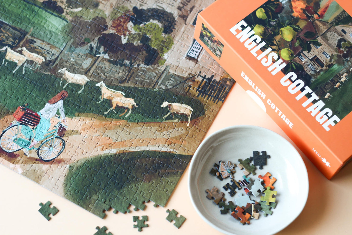 Piecely Puzzles - Puzzle English Cottage 1000 Teile