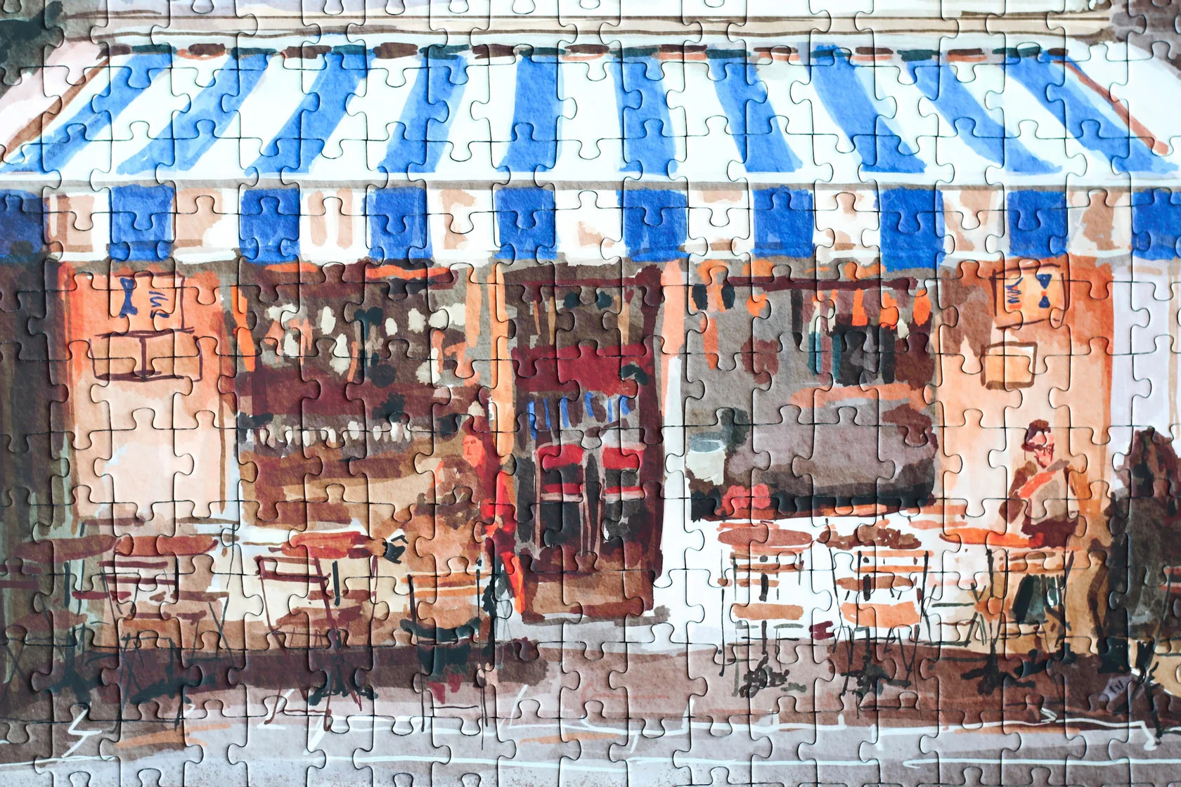 Piecely Puzzles - Puzzle French Bistro 500 Teile - WERTE FREUNDE