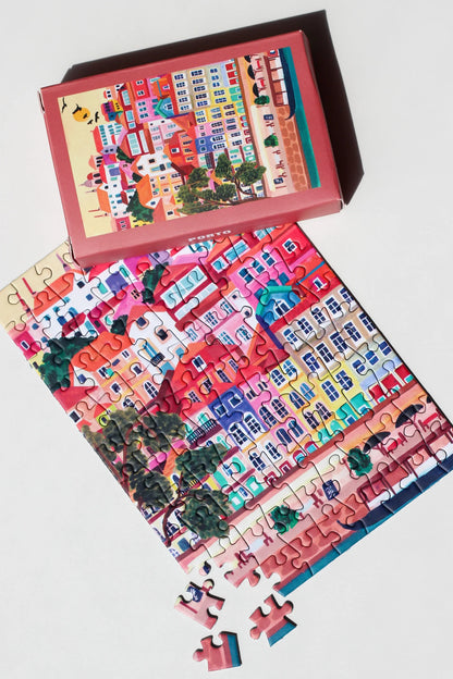 Piecely Puzzles - Mini-Puzzle Porto 99 Teile - WERTE FREUNDE