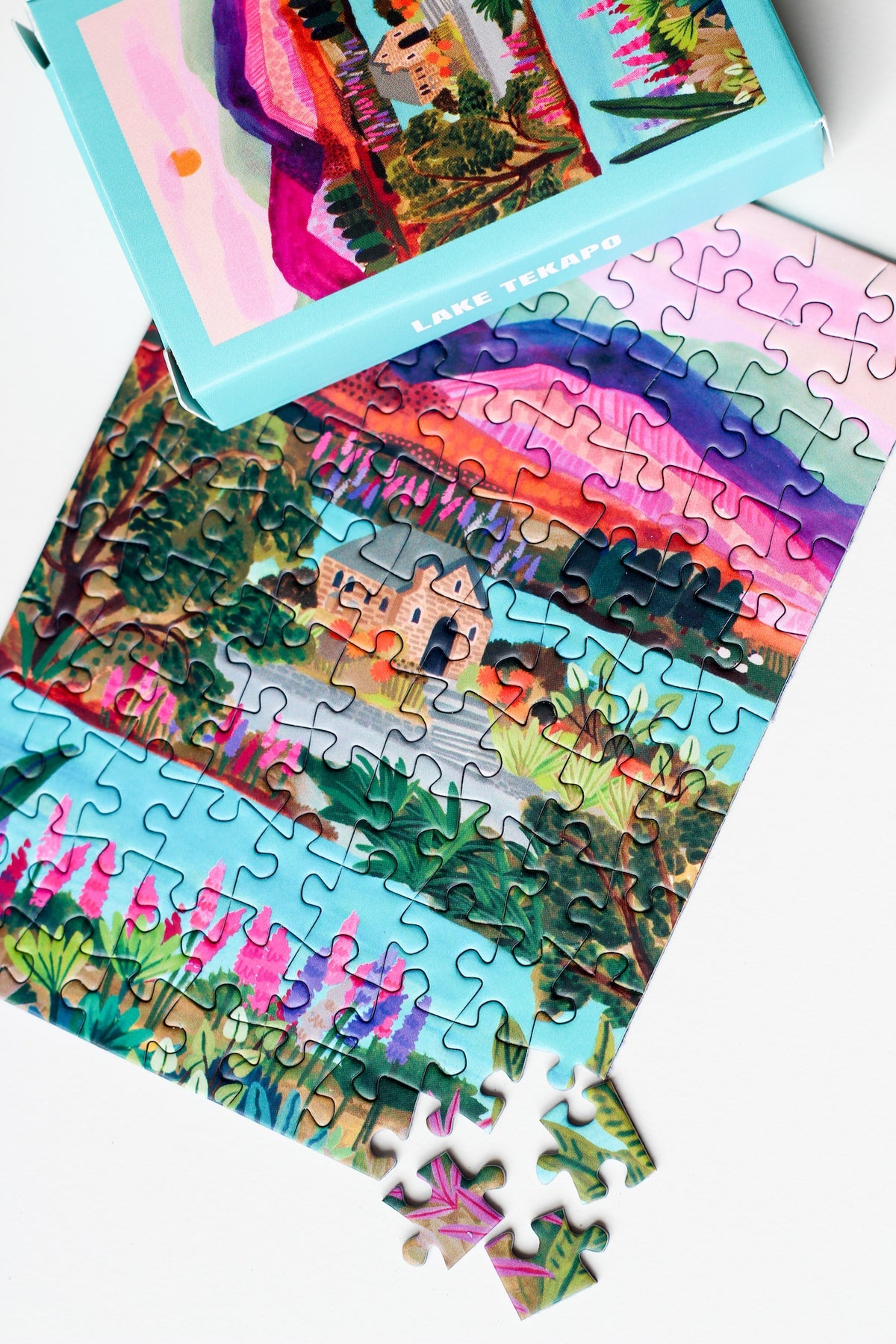 Piecely Puzzles - Mini-Puzzle Lake Tekapo 99 Teile