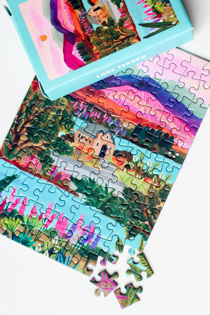 Piecely Puzzles - Mini-Puzzle Lake Tekapo 99 Teile