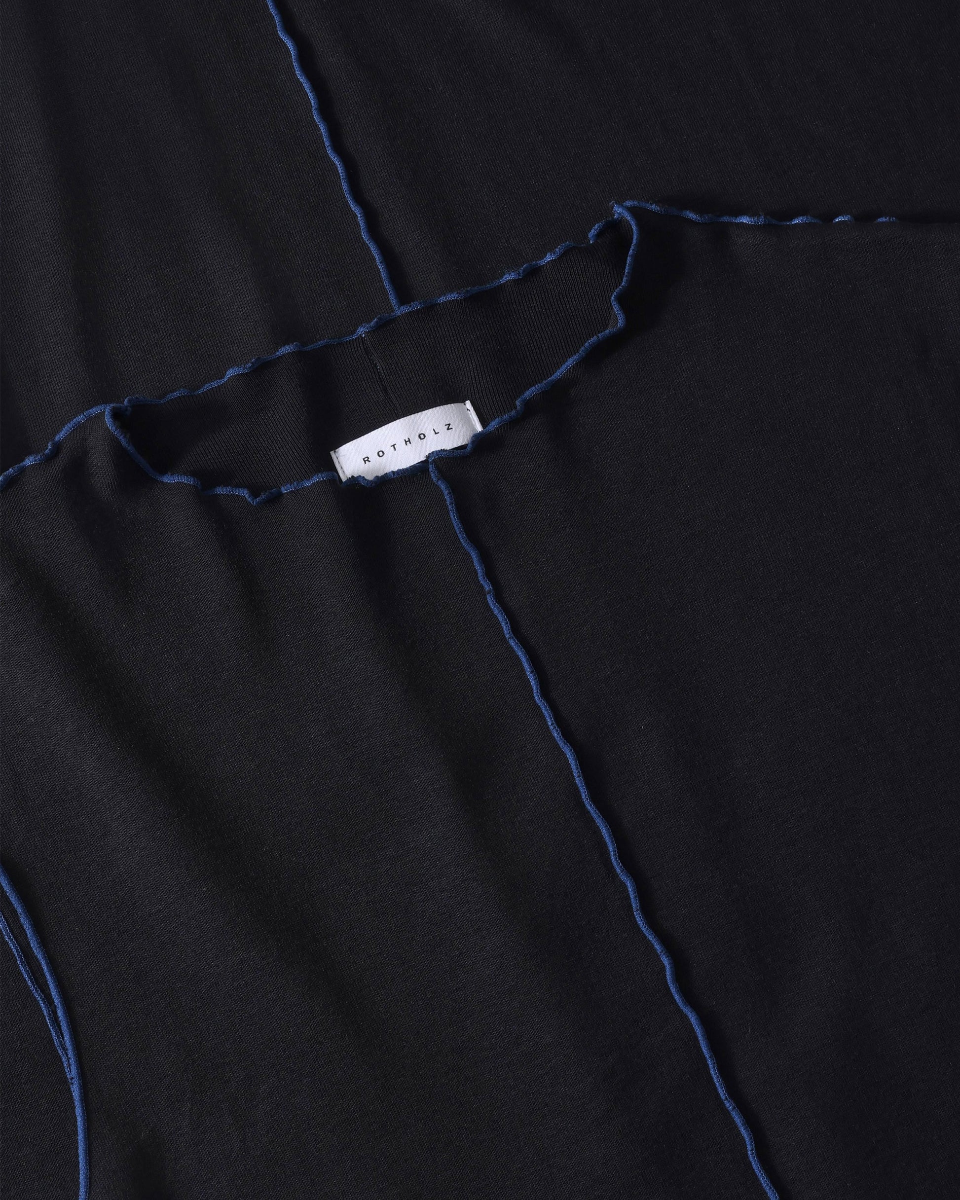 ROTHOLZ - Pin-Tucked Dress Organic Cotton True Black - WERTE FREUNDE