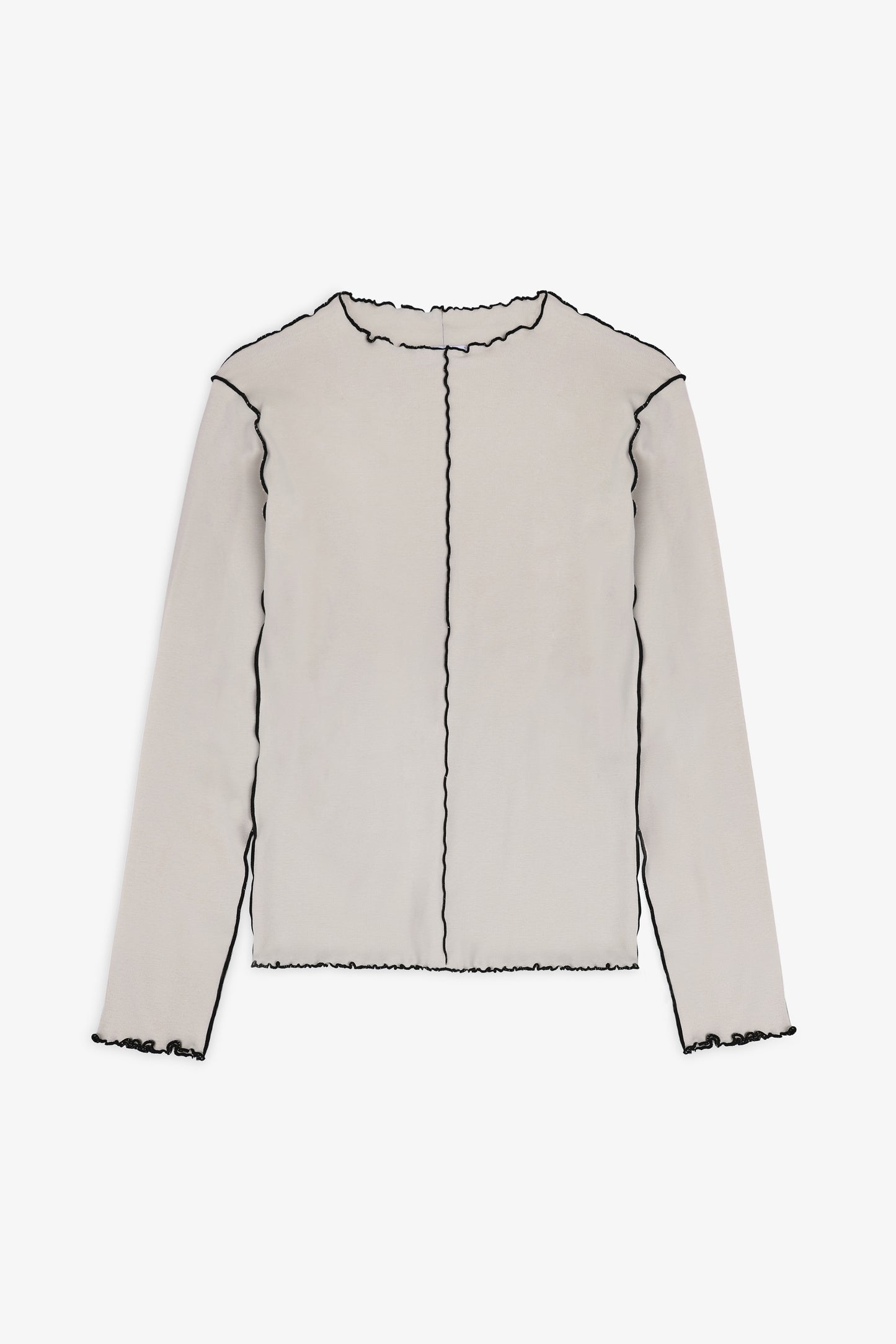 ROTHOLZ - Pin-Tucked Longsleeve Organic Cotton Nature White - WERTE FREUNDE