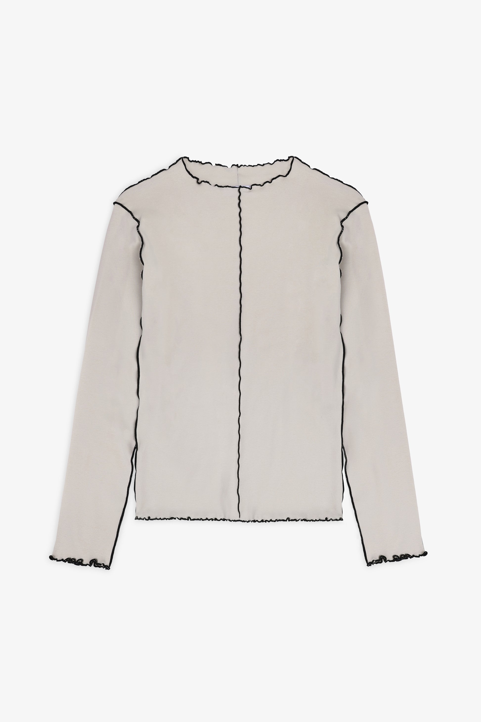 ROTHOLZ - Pin-Tucked Longsleeve Organic Cotton Nature White - WERTE FREUNDE