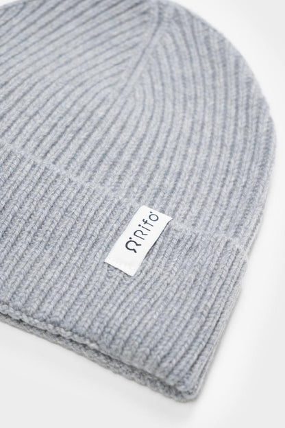 Rifo - Marcello Cashmere Beanie Grey Calce