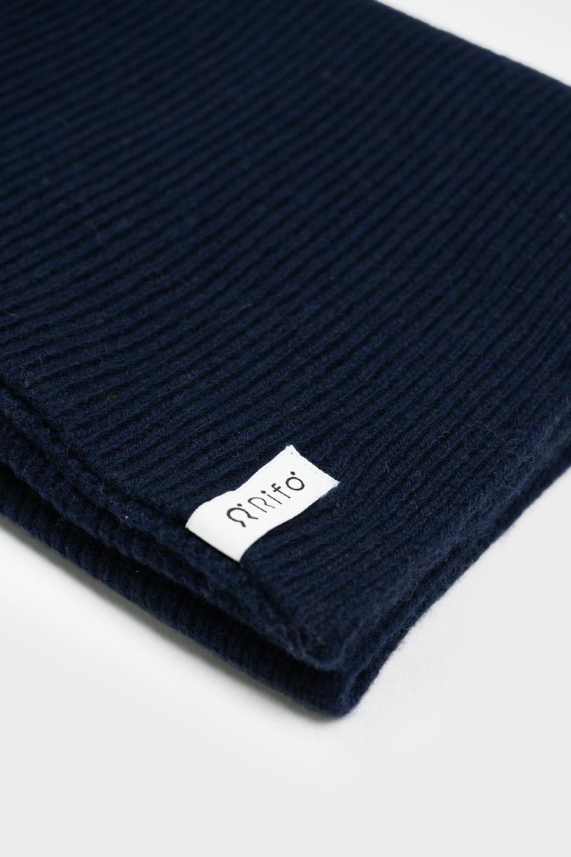 Rifo - Federico Cashmere Scarf Blue Mora