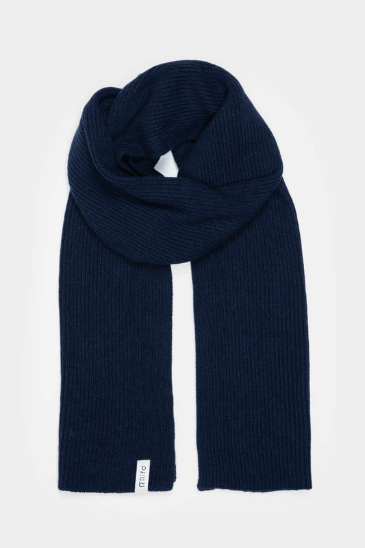 Rifo - Federico Cashmere Scarf Blue Mora