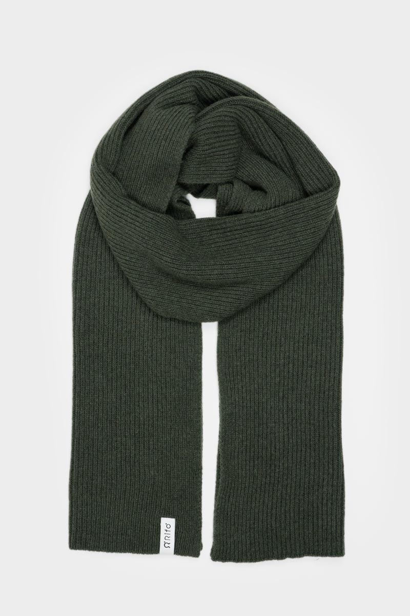 Rifo - Federico Cashmere Scarf Green Foresta