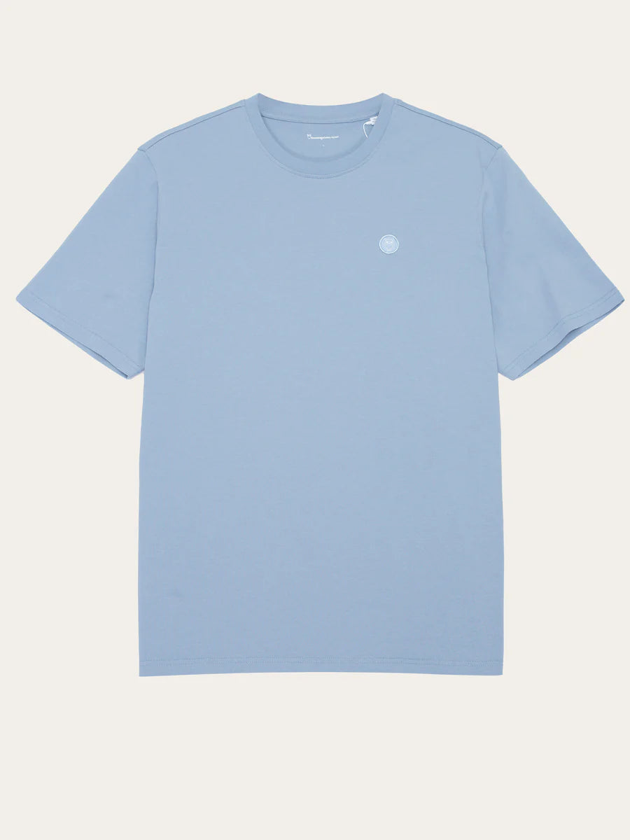 KCA - Regular fit Badge t-shirt - Vegan Asley Blue