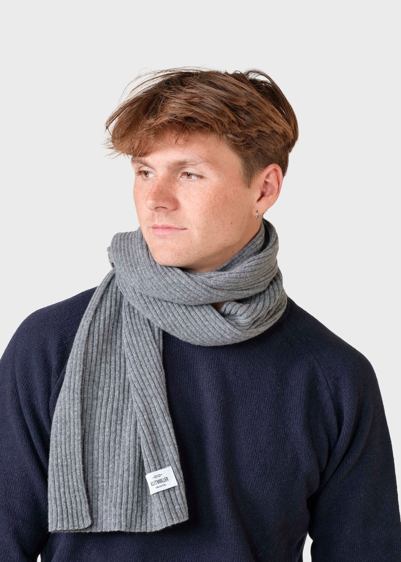 Klitmøller - North scarf Light grey