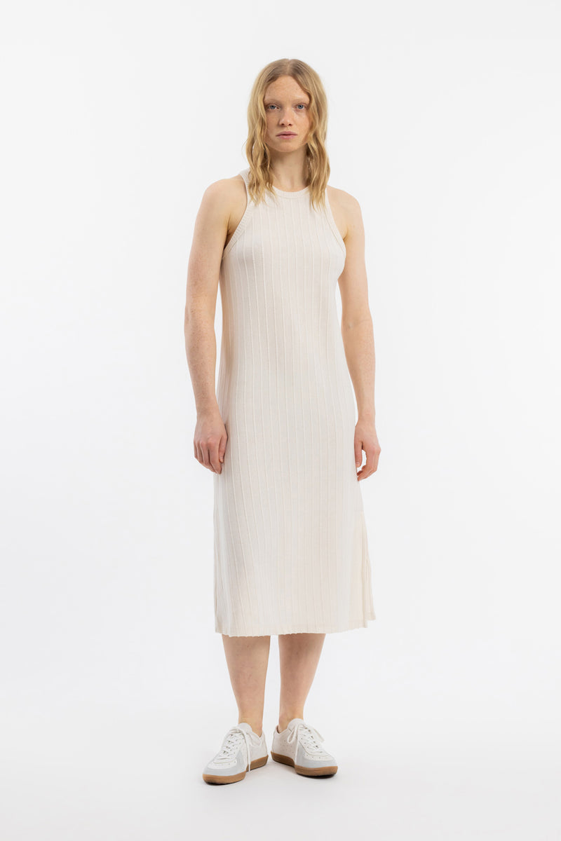 ROTHOLZ - KNIT Summer Dress nature white