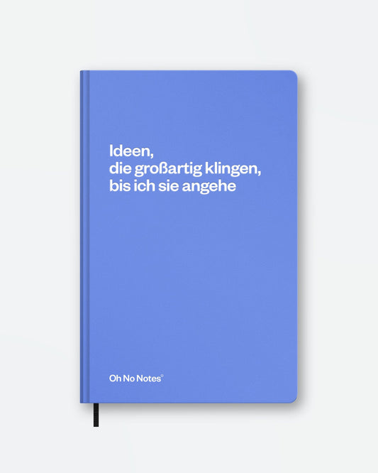 Schlechte Karten - Oh No Notes Notizbuch »Großartige Ideen«