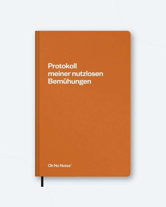 Schlechte Karten - Oh No Notes Notizbuch »Nutzlose Bemühungen«
