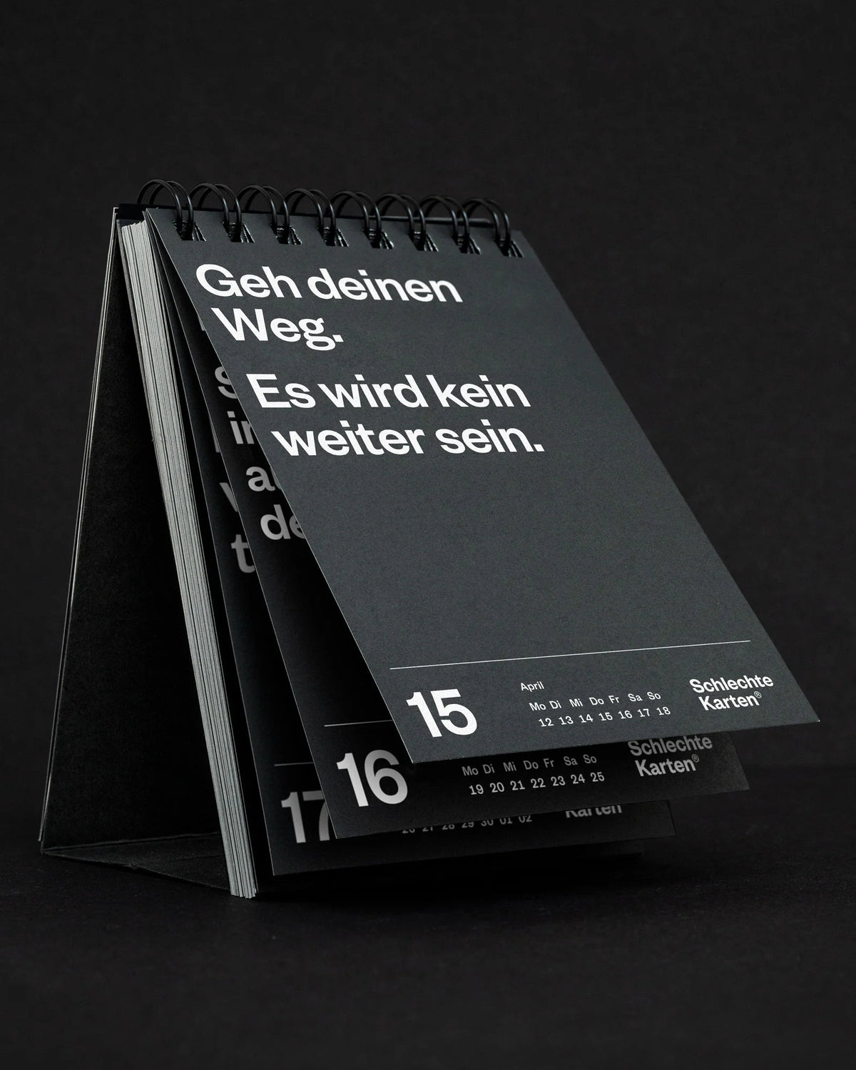 Schlechte Karten - Demotivierender Tischkalender 2027