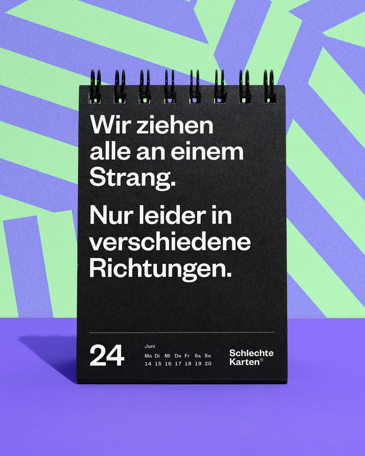 Schlechte Karten - Demotivierender Tischkalender 2027