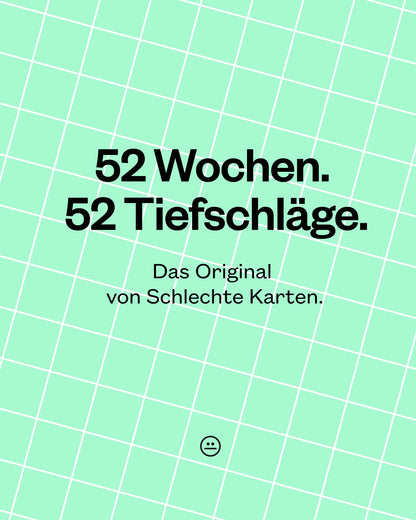 Schlechte Karten - Demotivierender Tischkalender 2027