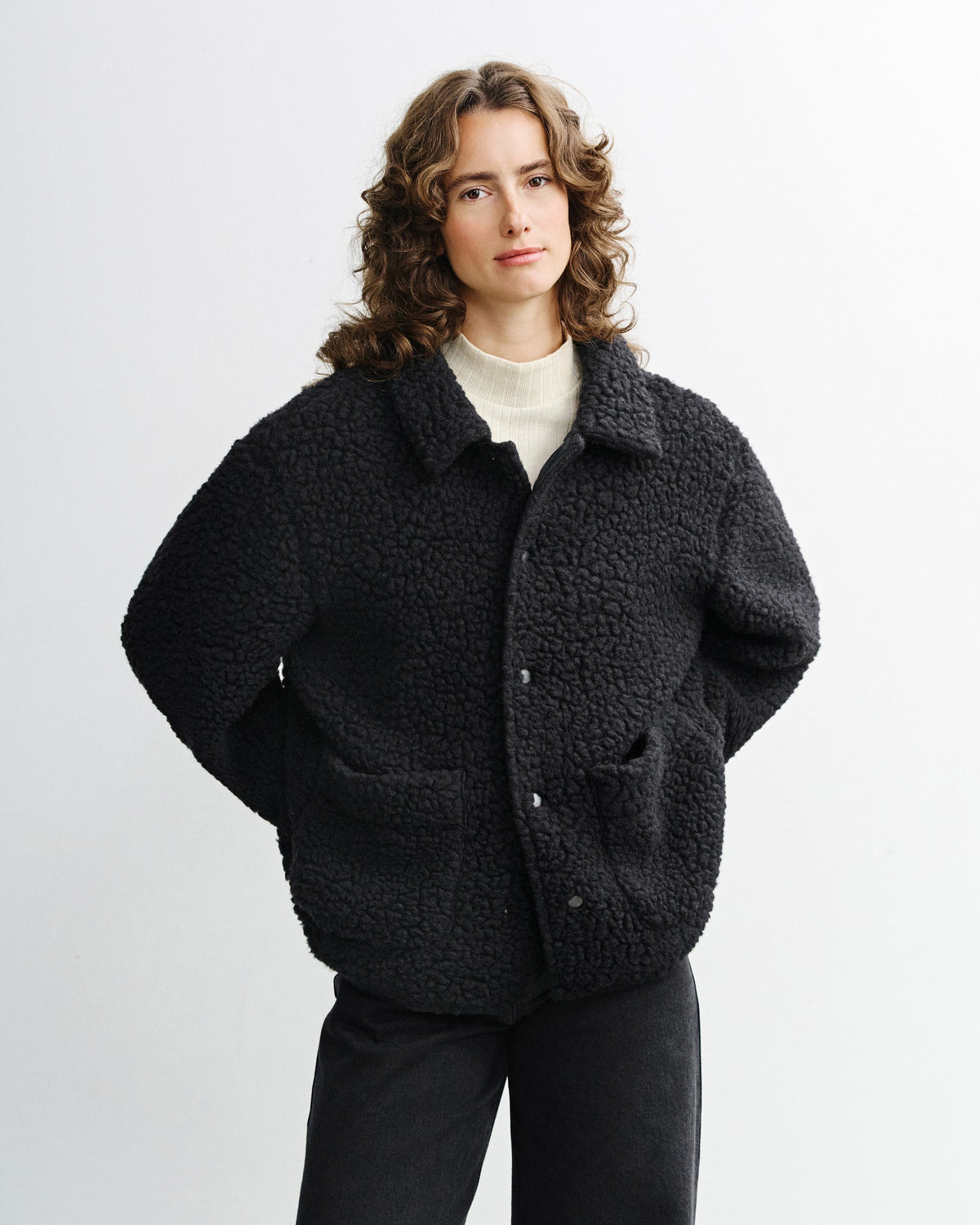 ROTHOLZ - Sherpa Jacket True Black