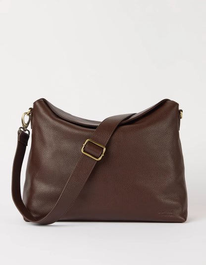 O MY BAG - Sienna Chocolate Soft Grain Leather - WERTE FREUNDE
