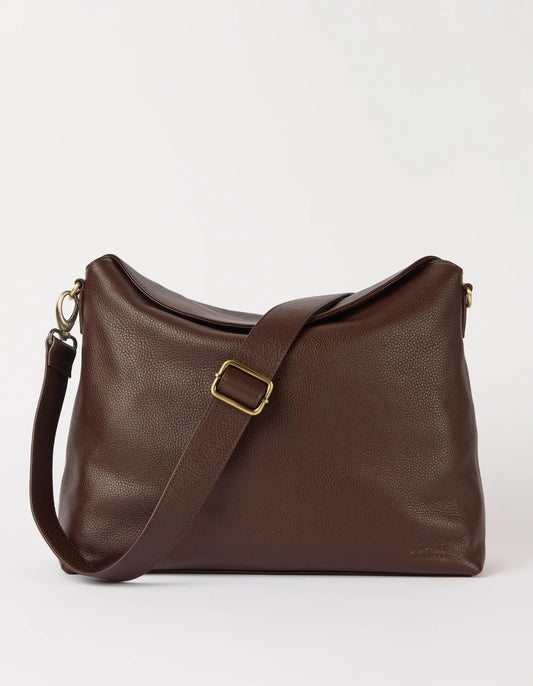 O MY BAG - Sienna Chocolate Soft Grain Leather - WERTE FREUNDE