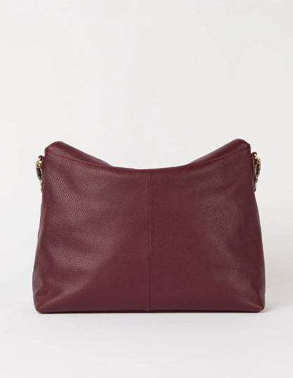 O MY BAG - Sienna Dark Cherry Soft Grain Leather - WERTE FREUNDE