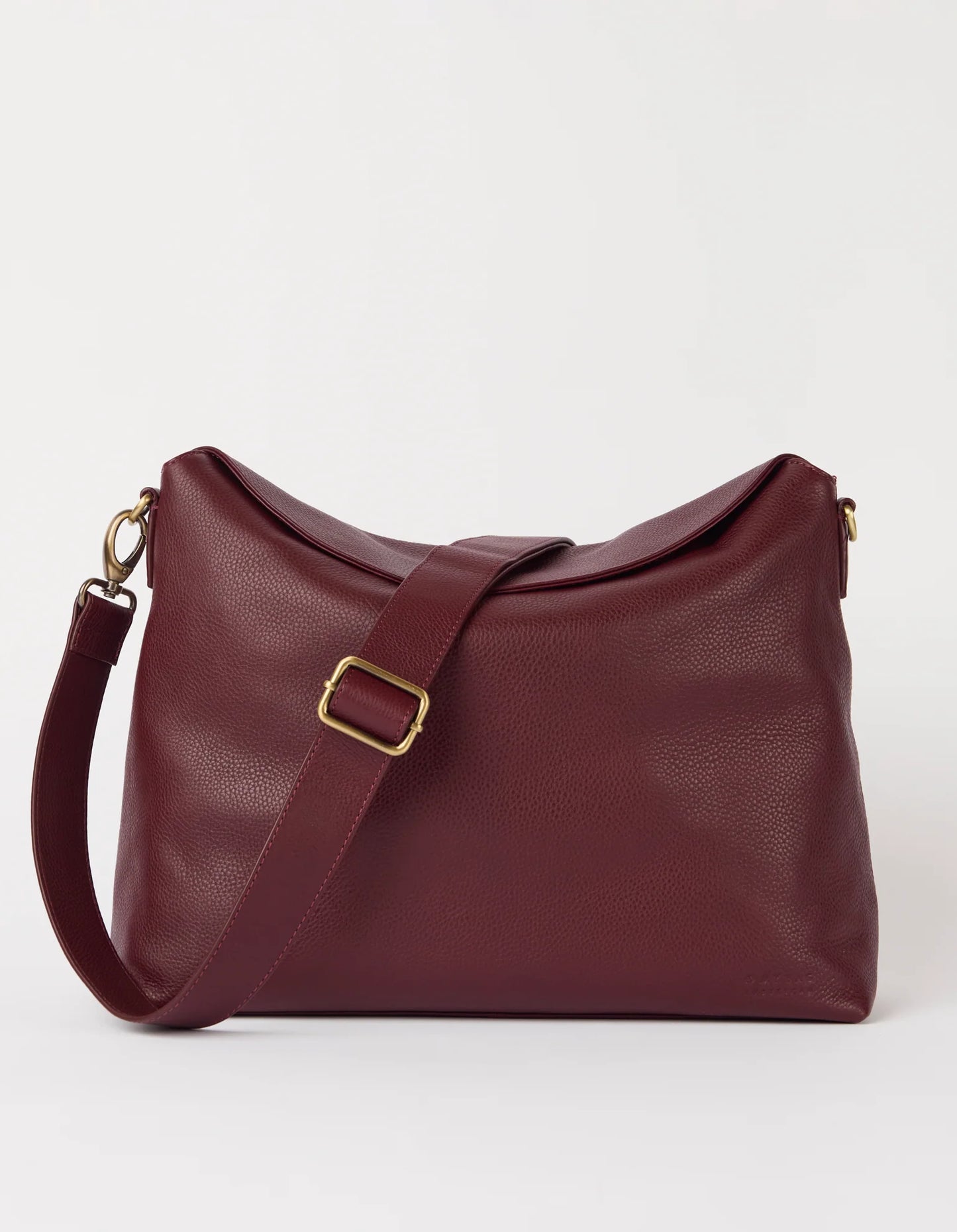 O MY BAG - Sienna Dark Cherry Soft Grain Leather - WERTE FREUNDE