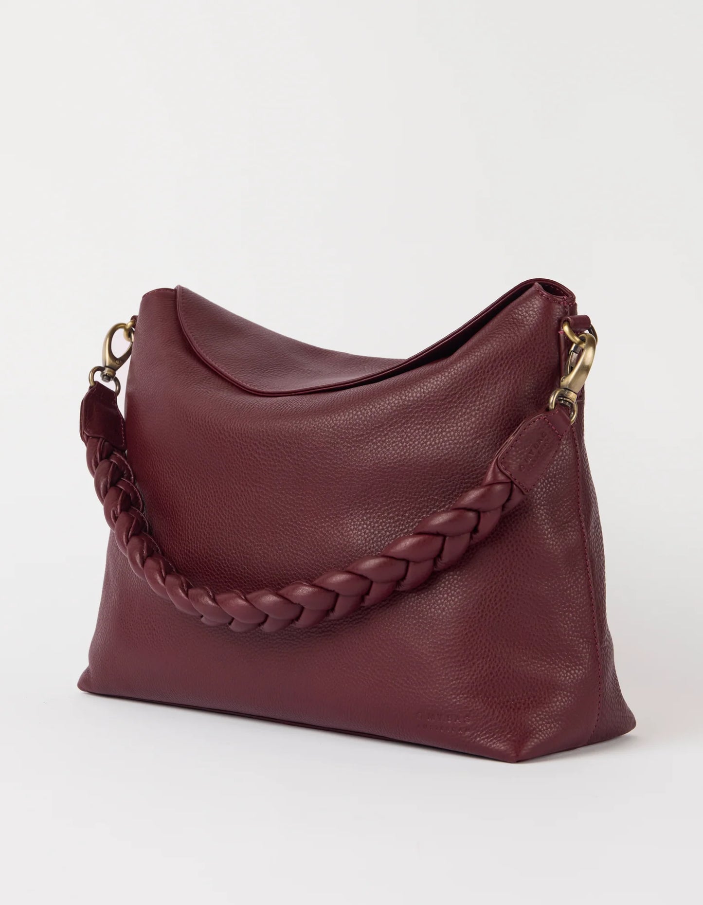 O MY BAG - Sienna Dark Cherry Soft Grain Leather - WERTE FREUNDE