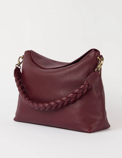 O MY BAG - Sienna Dark Cherry Soft Grain Leather - WERTE FREUNDE